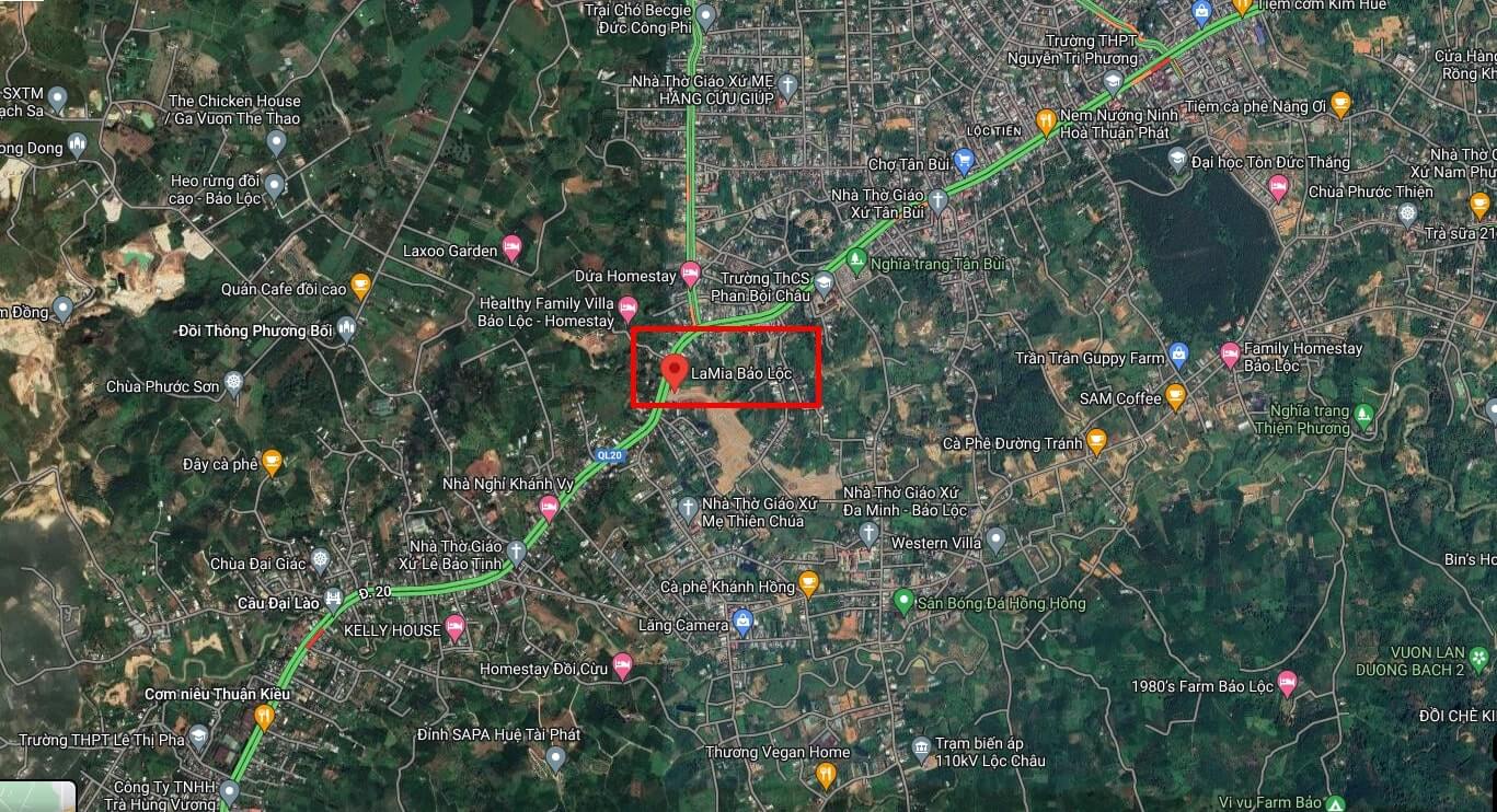 vị trí La Mia Bảo Lộc - 1