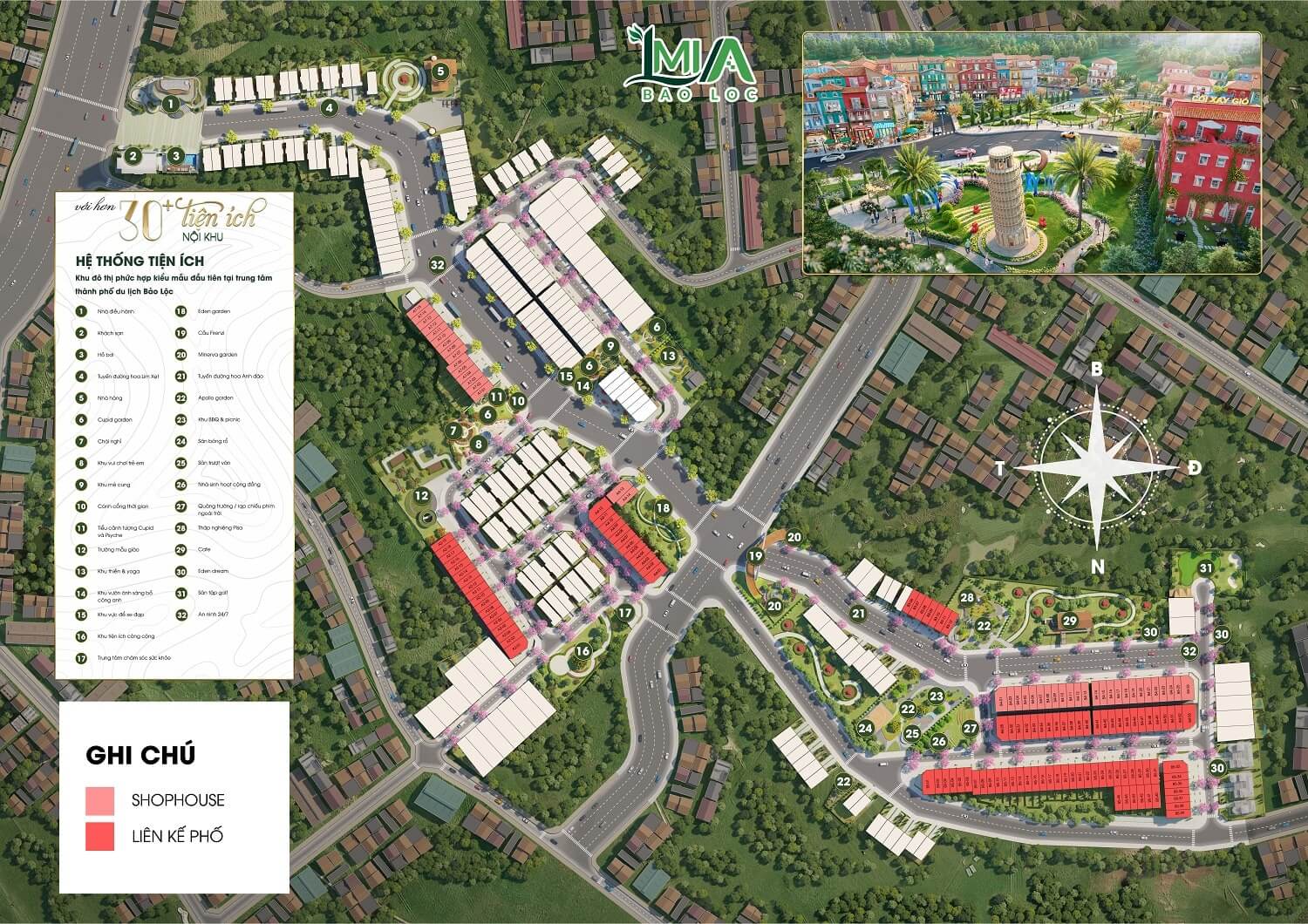 Tiện ích La Mia Bảo Lộc