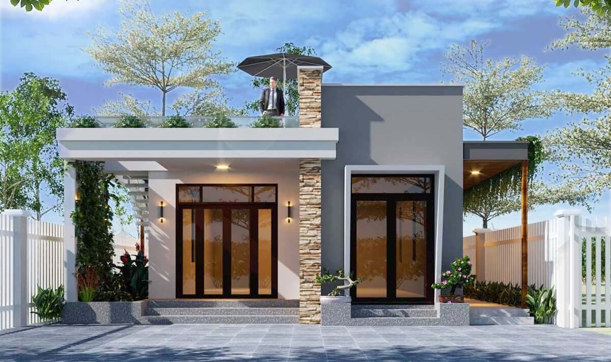 chi phí xây nhà cấp 4 200m2 - 1