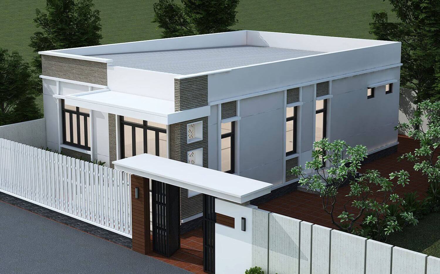 Xây nhà cấp 4 mái tôn trọn gói giá rẻ - 2