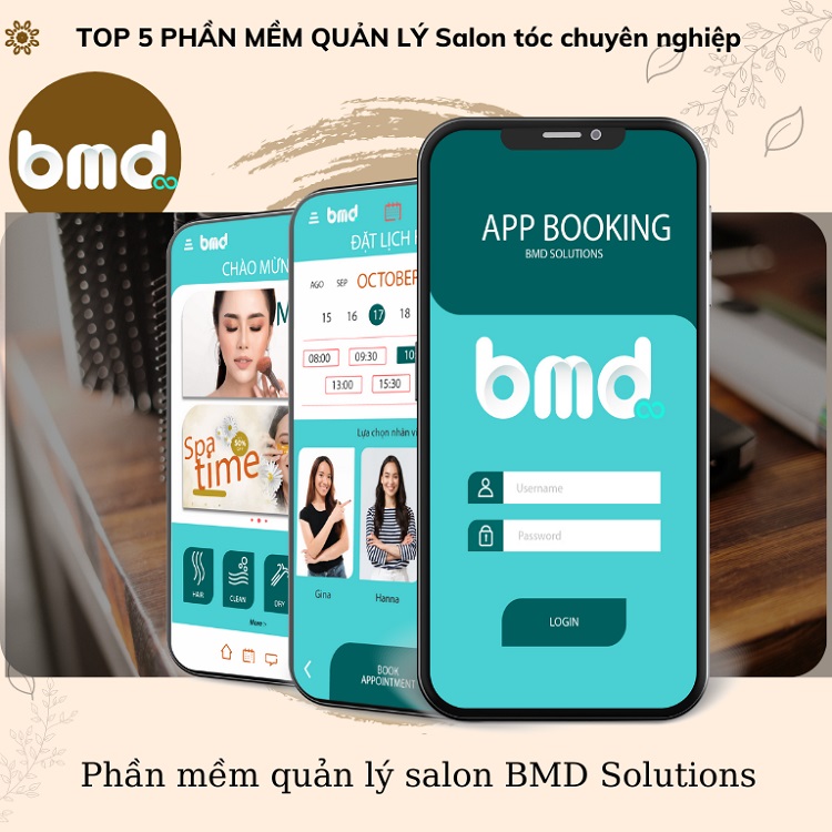 Phần mềm quản lý salon tóc BMD Solutions