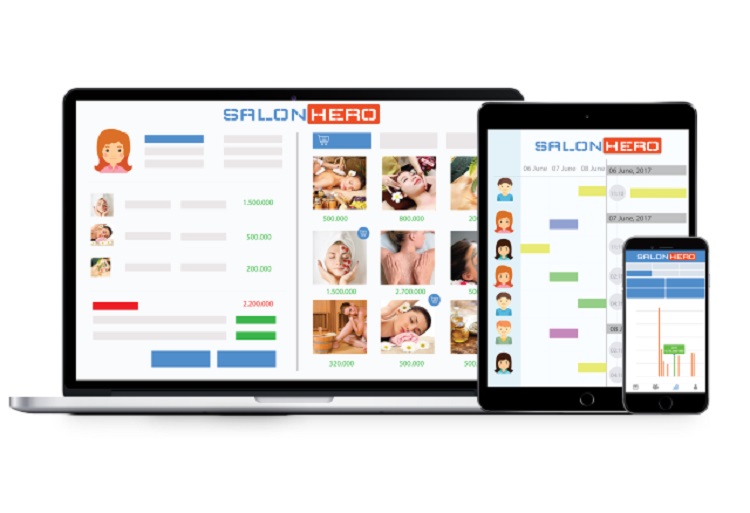 Phần mềm quản lý salon tóc SalonHero