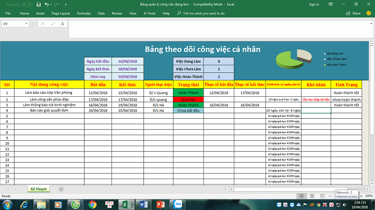 phần mềm excel - 2