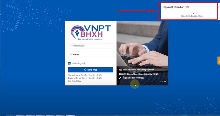 Phần mềm BHXH VNPT
