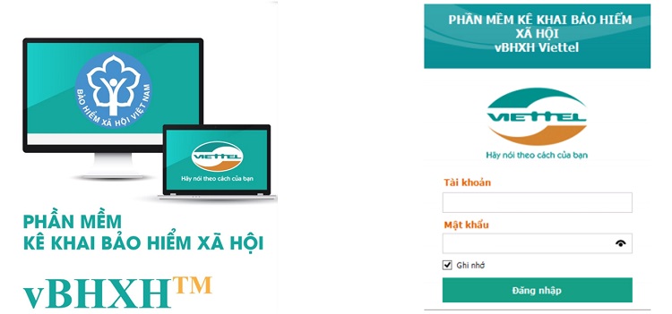 Phần mềm BHXH Viettel