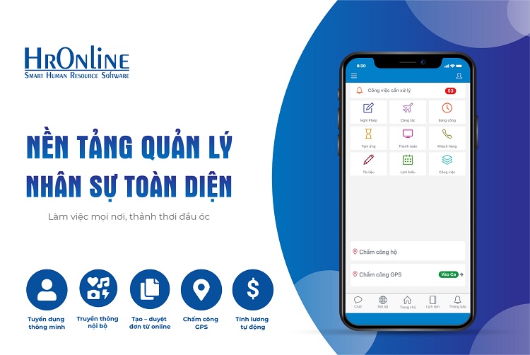 Phần mềm nhân sự HrOnline