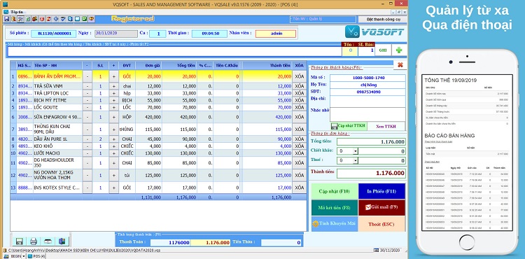 Phần mềm quản lý bán hàng VQFree