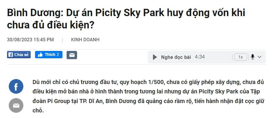 Picity Sky Park lừa đảo 4